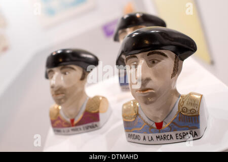 Madrid, Spanien. 19. Februar 2014. Die International Contemporary Art Fair ARCO Madrid, feiert seinen 33. Auflage in diesem Jahr und läuft vom 19. Februar bis 23, in Madrid. © Oscar Gonzalez/NurPhoto/ZUMAPRESS.com/Alamy Live-Nachrichten Stockfoto
