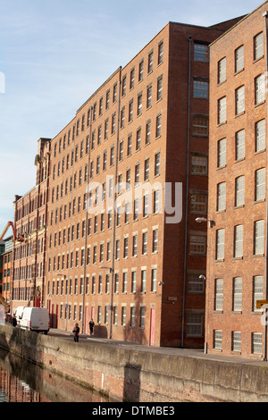 Die königliche Mühlen umgewandelt in Wohnungen Ancoats neue Islington Manchester England Stockfoto