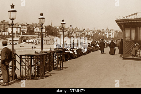 Bournemouth Pier viktorianischen Zeit Stockfoto