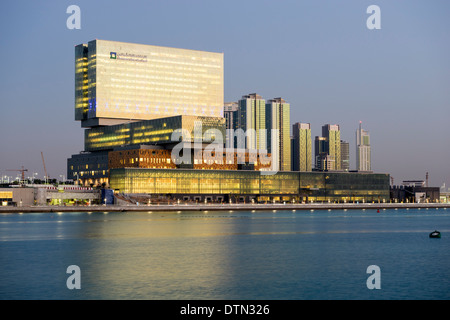 Neue Cleveland Clinic auf Al Maryah Island in Abu Dhabi, Vereinigte Arabische Emirate Stockfoto