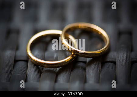 Ehering, close-up Stockfoto