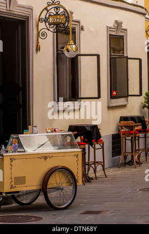 Restaurant-Ljubljana, Slowenien Stockfoto