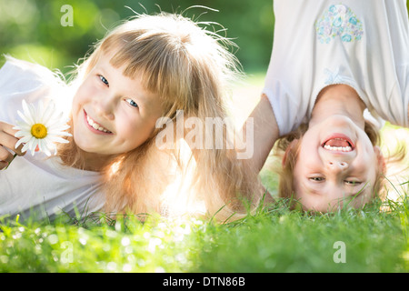 Kinder, die Spaß Stockfoto