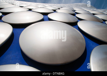 Abstrakten Blick auf das Selfridges Gebäude in Birmingham City, West MIdlands, UK Stockfoto