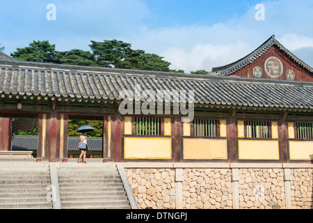 Bulguksa Tempel, Kyongju, Südkorea. Stockfoto