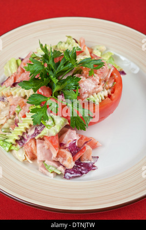 Thunfisch-Salat Stockfoto
