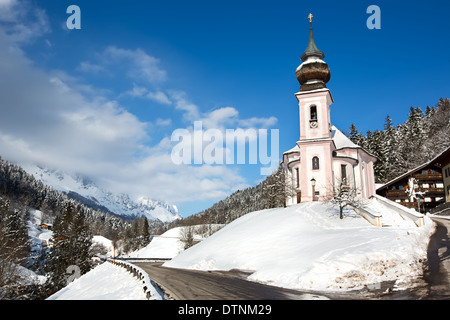 Kirche Maria Gern in bayerischen Alpen, Berchtesgaden, Deutschland Stockfoto