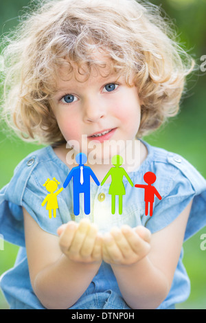 Glückliche Familie Stockfoto