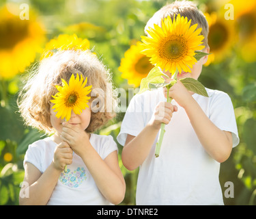 Kinder, die Spaß Stockfoto