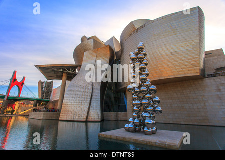 Guggenheim-Museum in Bilbao (Spanien) Stockfoto