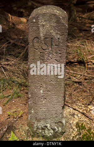 Wanderweg Rennsteig, Deutschland Stockfoto