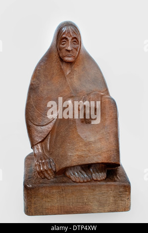 Hockende Frau 1933 Ernst Barlach 1870-1938 deutsche Altdeutschland Stockfoto