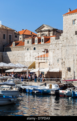 Hafen von Dubrovnik Stockfoto