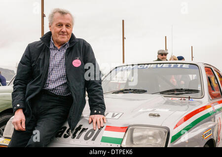 Belfast, Nordirland. 22 Mar 2014 - Jimmy McCrea mit seinem DVR arbeitet Vauxhall Chevette, die er in der Castrol Autosport Serie Credit fuhr: Stephen Barnes/Alamy leben Nachrichten Stockfoto