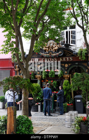 Der Cross Keys Pub in Covent Garden Stockfoto
