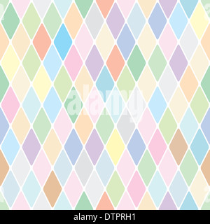 Harlekin blass Rautenmuster Stockfoto