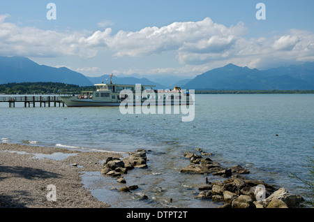 Chiemsee, Chieming, Bayern, Deutschland Stockfoto