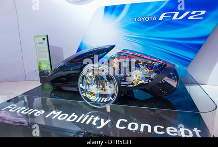 Das Toyota FV2 Concept Car auf der Toyota-Stand auf der CES in Las Vegas Show Stockfoto