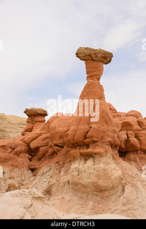 Rimrocks Toadstool Hoodoos, Escalante Grand Treppe nationales Denkmal, Utah, USA Stockfoto