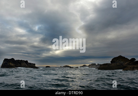 Turtle Rock und die westlichen Felsen, Isles of Scilly Stockfoto