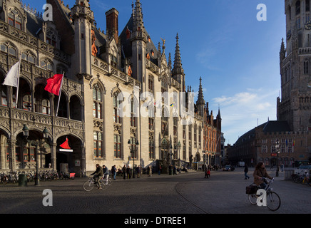 Der Provinciaal Hof in Brügge Markt square(Brugge) Stockfoto