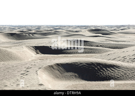 Wüste Dünen der Sahara am Tor zur Sahara in der Nähe der Stadt Douz. Stockfoto