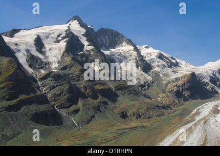 Großglockner, dem höchsten Berg Österreichs und der zweite prominentesten in den Alpen. Stockfoto