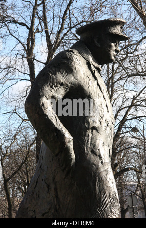 Staty von Winston Churchill in Paris Stockfoto