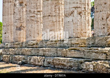 Archäologie Archäologie Spalte Grabung Griechenland Griechisch Italien alte Religion religiöse Tempel des Himmels Reisen Akropolis Amphitheater anci Stockfoto