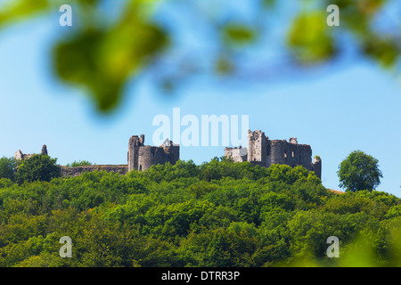 Llansteffan Castle Carmarthenshire Wales Großbritannien Stockfoto