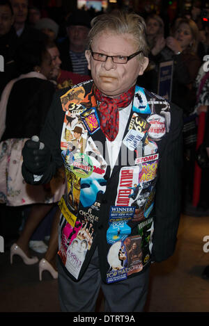 London, UK. 23. Februar 2014:THeatre Producter kommt bei den WhatsOnStage Awards 2014 im Prince Of Wales Theatre in London statt. Siehe Foto Li Hauptstadt/Alamy Live News Stockfoto