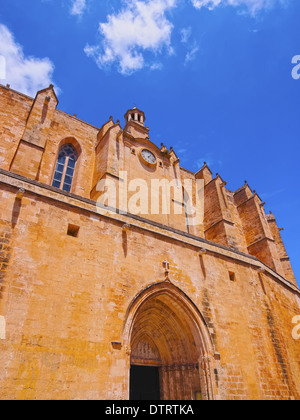 Blick auf den Dom in Ciutadella auf Menorca, Balearen, Spanien Stockfoto