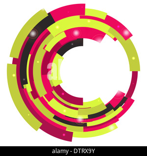 Abstrakte Retro-technologischen Hintergrund Stockfoto