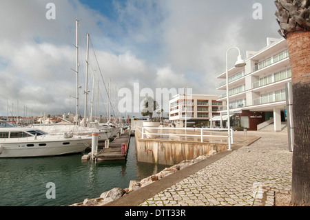 Yachthafen von Lagos in der Algarve-Portugal Stockfoto