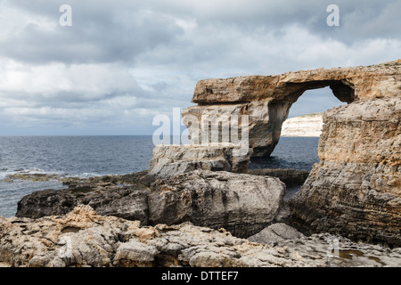 Das Azure Window, Dwejra Point, Gozo, Malta Stockfoto