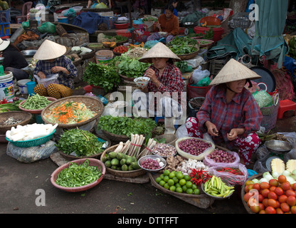 Dong Ba Markt Hue in Vietnam Stockfoto