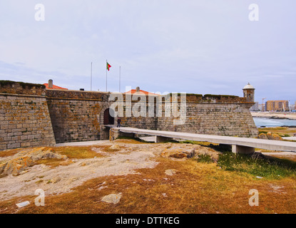 Forte de São Francisco Xavier - Castelo Do Queijo - Queijo Burg in Porto, Portugal Stockfoto