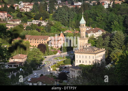 Villa crespi Stockfoto