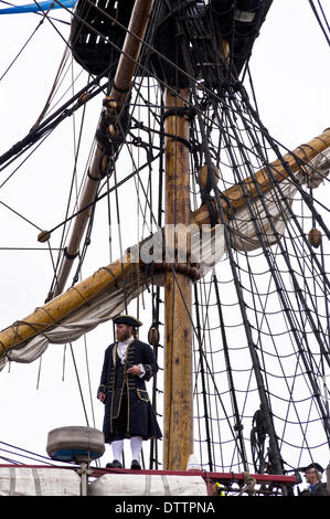 Alte schwedische Segeln Schiff Götheborg Stockfoto