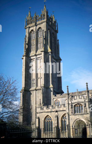 Die Kirche des Hl. Johannes der Täufer Glastonbury Somerset, England Stockfoto