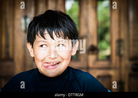 Hispanische junge Gesicht Stockfoto