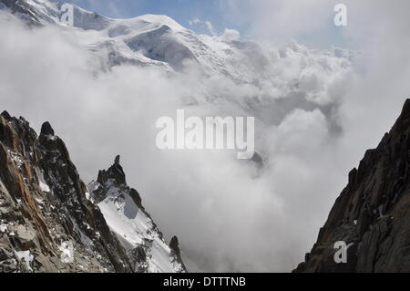 Mont-Blanc-Massiv, Frankreich Stockfoto