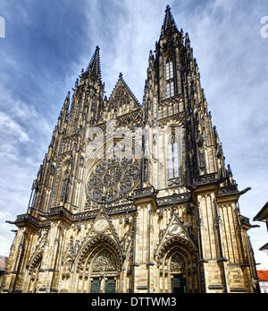 Kathedrale in Prag Stockfoto