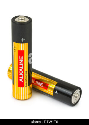 Zwei Batterien Stockfoto