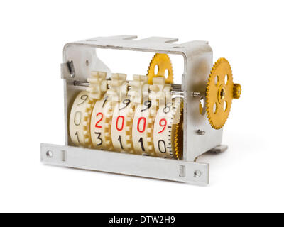 Counter - Zahlen 2009 Stockfoto