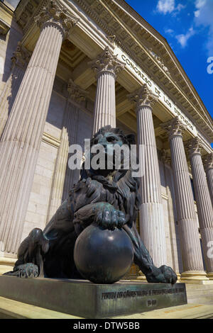 Spanische Kongress der Abgeordnetenkammer in Madrid Stockfoto