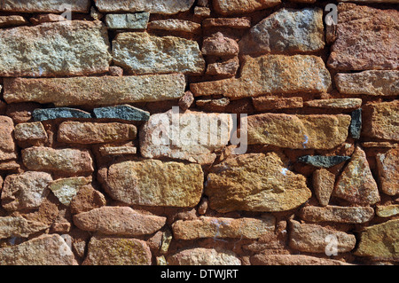 Ursprüngliche Steinmauer der historische Gasthof Küche am Arthur River, eines der ältesten Gebäude in der Wheatbelt von Western Australia Stockfoto