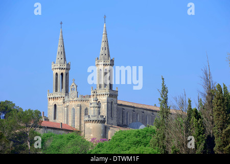 Abtei Saint Michel de Frigolet Stockfoto