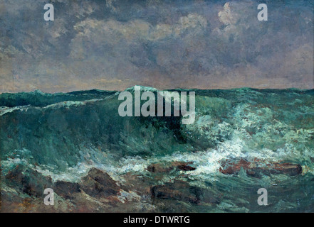 Die Welle 1869 Jean Désiré Gustave Courbet 1819 – 1877 Französisch Frankreich Stockfoto