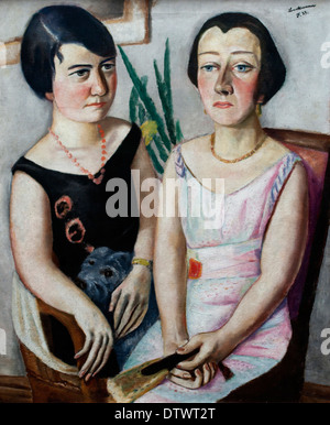 Doppelte Portrait 1923 MAX BECKMANN (1884-1950) Deutsch Deutschland Stockfoto